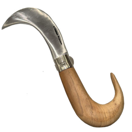 Roncola chiudibile Codega legno di Noce 18 cm. Prodotto in Italia