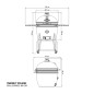 Grill barbecue Yakiniku Kamado XXLarge complete 12-15 persone Grill barbecue Yakiniku Kamado XXLarge complete 12-15 persone