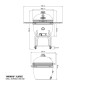 Grill barbecue Yakiniku Kamado XLarge solo basic 8-12 persone Grill barbecue Yakiniku Kamado XLarge solo basic 8-12 persone
