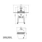 Grill barbecue Yakiniku Kamado medium complete 4-5 persone Grill barbecue Yakiniku Kamado medium complete 4-5 persone