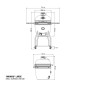 Grill barbecue Yakiniku Kamado large solo basic 6-8 persone Grill barbecue Yakiniku Kamado large solo basic 6-8 persone