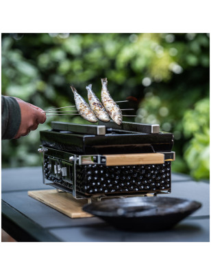 Griglia da tavolo Yakiniku Shichirin rettangolare 2-6 persone