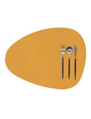 Tovaglietta a forma di goccia Zic Zac togo colore cammello