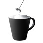 Frullino montalatte Aerolatte rosso con supporto Frullino montalatte Aerolatte rosso con supporto