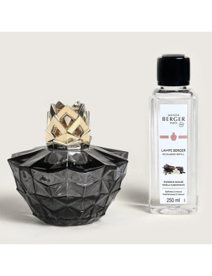 Cofanetto Lampe Berger Kali nero e profumo 250 ml