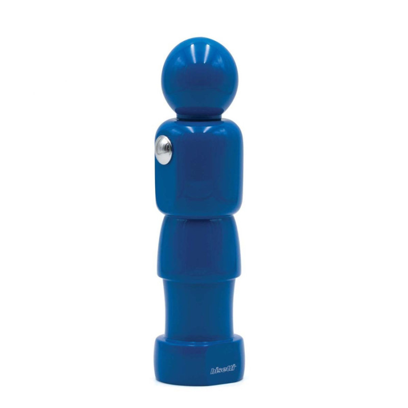 Macina spezie Bisetti Calcetto in faggio laccato blu 23 cm Macina spezie Bisetti Calcetto in faggio laccato blu 23 cm
