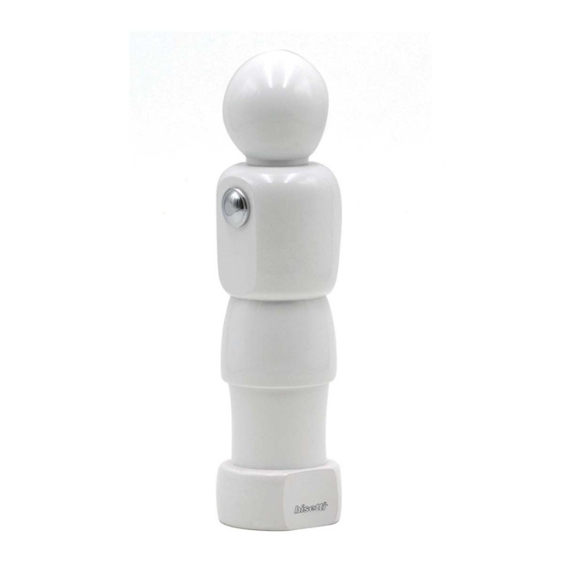 Macina spezie Bisetti Calcetto in faggio laccato bianco 23 cm