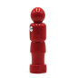 Macina spezie Bisetti Calcetto in faggio laccato rosso 23 cm Macina spezie Bisetti Calcetto in faggio laccato rosso 23 cm