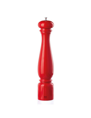 Macina pepe Bisetti Firenze faggio laccato rosso 32 cm. Alta qualità italiana