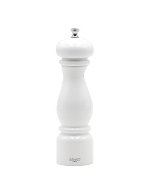 Macina pepe Bisetti Firenze faggio laccato bianco 22 cm. Made in Italy. Prodotto garantito