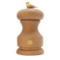 Macina sale Bisetti Bird legno di faggio 11 cm Macina sale Bisetti Bird legno di faggio 11 cm