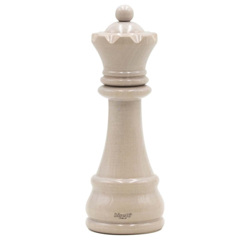 Macina spezie Bisetti Regina faggio laccato bianco 23 cm