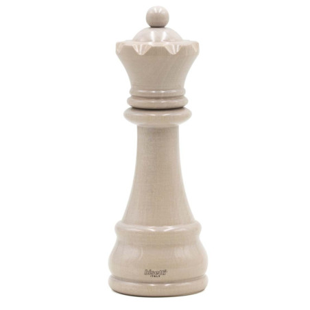 Macina spezie Regina faggio laccato bianco 23 cm. Alta qualità made in Italy