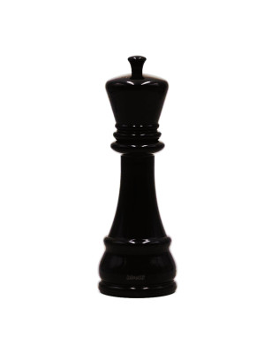 Macina spezie Bisetti Re faggio laccato nero 23 cm. Alta qualità italiana