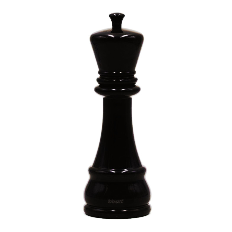 Macina spezie Bisetti Re faggio laccato nero 23 cm Macina spezie Bisetti Re faggio laccato nero 23 cm