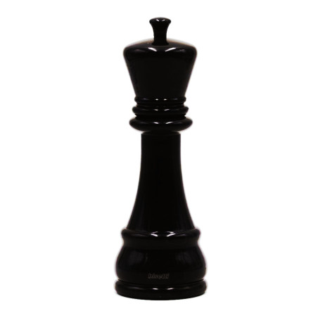 Macina spezie Bisetti Re faggio laccato nero 23 cm. Alta qualità italiana