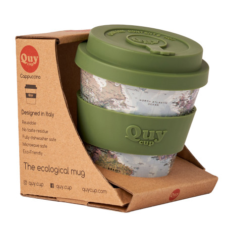 Tazza cappuccino Quy mappa del mondo 230 ml