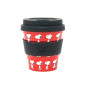 Tazza cappuccino Quy Snoopy Red con coperchio 230 ml