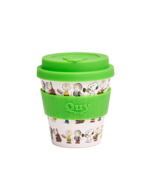 Tazza cappuccino Qui Snoopy opera con coperchio 230 ml