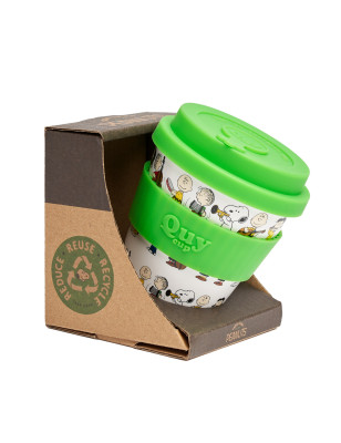 Tazza cappuccino Quy Snoopy opera con coperchio 230 ml