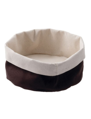 Cesto pane Paderno in cotone nero