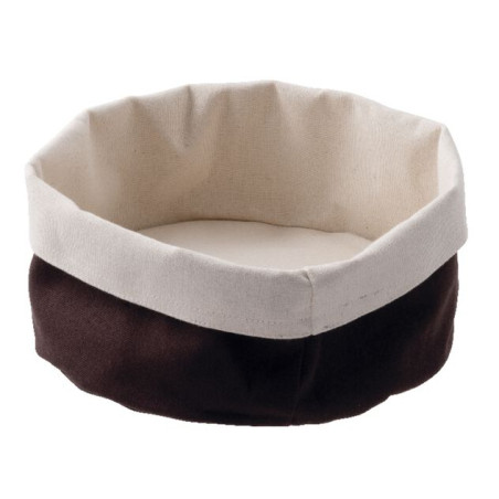 Cesto pane Paderno in cotone nero