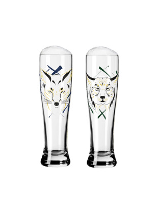 Set 2 Bicchieri birra Ritzenhoff Weizen Vasconcelos 65 cl