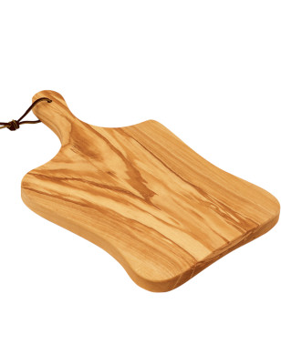 BISETTI TAGLIERE RUSTICO IN LEGNO DI ULIO MEDIO 34X19X1,5 CM