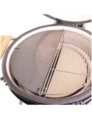 Piastra Teppanyaki a forma di mezzaluna per Kamado XLarge