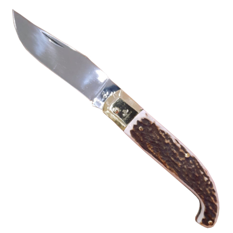 Coltello chiudibile Scarperia Fraraccio corno di Cervo 20 cm Coltello chiudibile Scarperia Fraraccio corno di Cervo 20 cm