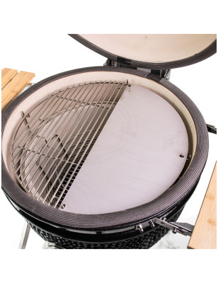 Piastra Teppanyaki a forma di mezzaluna per Kamado Large