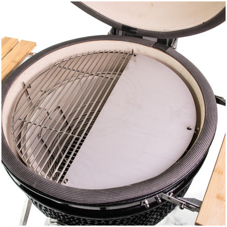 Piastra Teppanyaki a forma di mezzaluna per Kamado Large