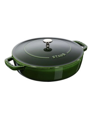 Tegame rotondo Staub in ghisa verde basilico 28 cm