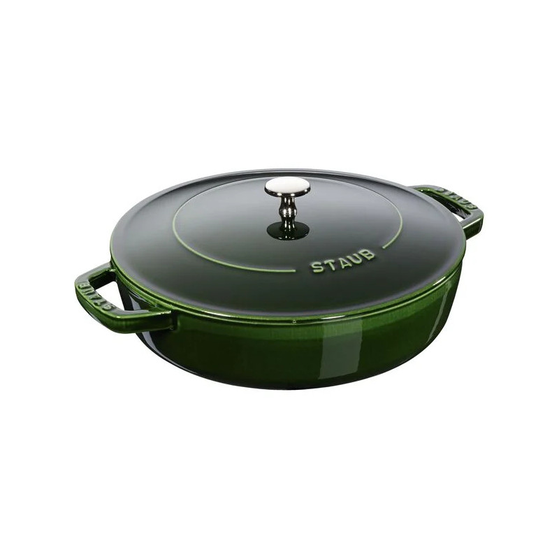 Tegame rotondo Staub in ghisa verde basilico 28 cm Tegame rotondo Staub in ghisa verde basilico 28 cm