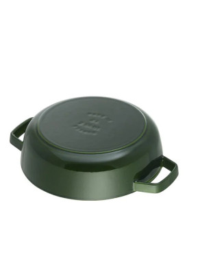 Tegame rotondo Staub in ghisa verde basilico 28 cm