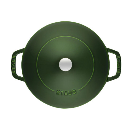 Tegame rotondo Staub in ghisa verde basilico 28 cm