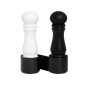 Set macinini sale e pepe CrushGrind bianco e nero Set macinini sale e pepe CrushGrind bianco e nero