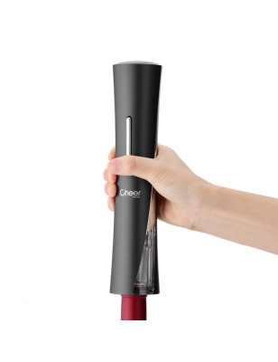 Apribottiglie elettrico Cheer a batterie Moda Skyline nero