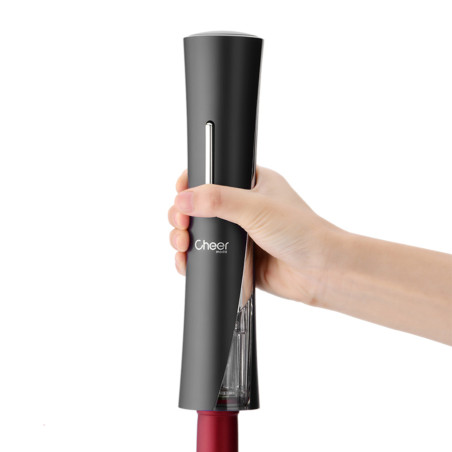 Apribottiglie elettrico Cheer a batterie Moda Skyline nero