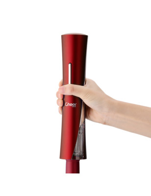 Apribottiglie elettrico Cheer a batterie Moda Skyline rosso