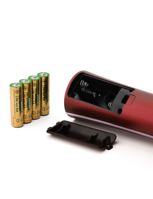 Apribottiglie elettrico Cheer a batterie Moda Skyline rosso