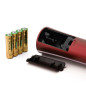 Apribottiglie elettrico Cheer a batterie Moda Skyline rosso Apribottiglie elettrico Cheer a batterie Moda Skyline rosso