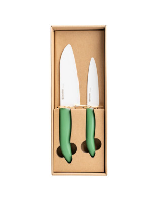 Set 2 coltelli da cucina in ceramica Kyocera 40th anniversary