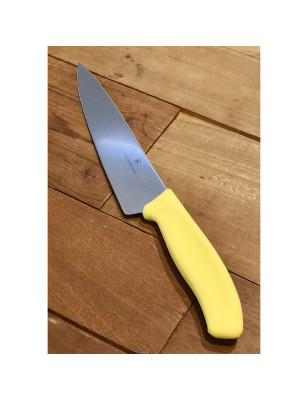 Coltello cucina trinciante Victorinox giallo 19 cm