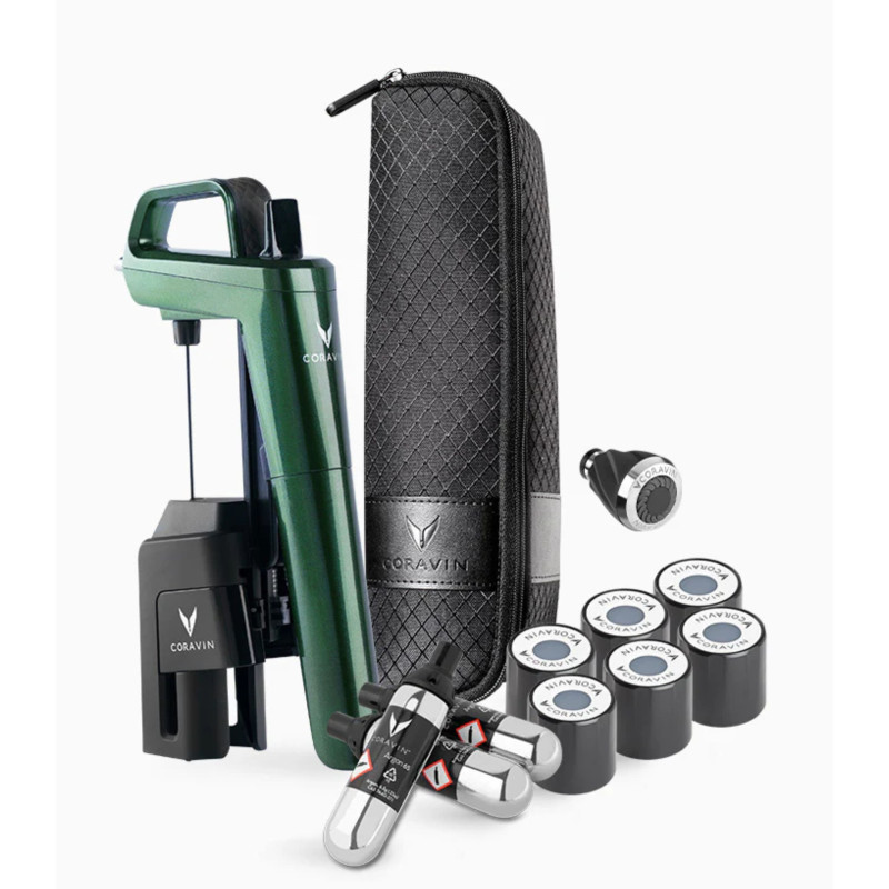 Sistema mescita salvavino Coravin Timeless Six+ Green Limited Edition Sistema mescita salvavino Coravin Timeless Six+ Green Limited Edition
