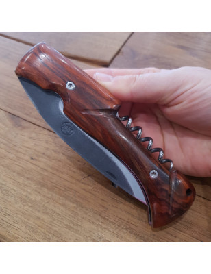Coltello da tasca artigianale realizzato a mano in Cambogia