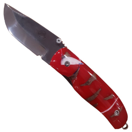 Coltello chiudibile Citadel Chantha pine rosso