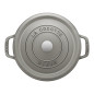 Casseruola rotonda Staub ghisa grigio 24 cm Casseruola rotonda Staub ghisa grigio 24 cm