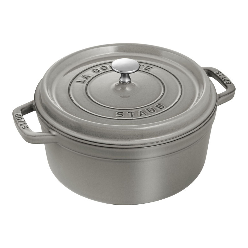Casseruola rotonda Staub ghisa grigio 24 cm Casseruola rotonda Staub ghisa grigio 24 cm