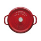 Casseruola rotonda Staub ghisa rosso ciliegia 24 cm Casseruola rotonda Staub ghisa rosso ciliegia 24 cm